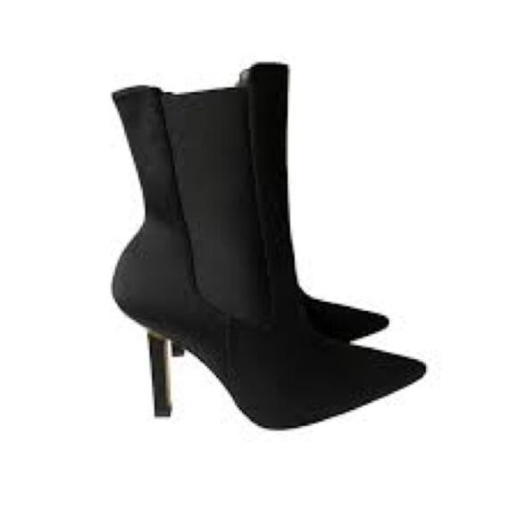 Good American Black Women's Ankle Boots Sz 10.5 - Picture 1 of 8